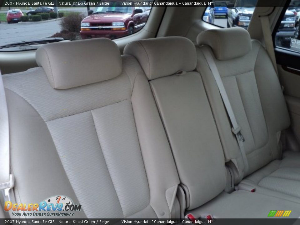 2007 Hyundai Santa Fe GLS Natural Khaki Green / Beige Photo #28
