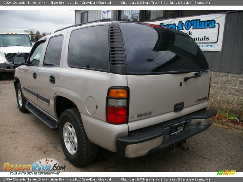 2004 Chevrolet Tahoe LS 4x4 Silver Birch Metallic / Gray/Dark Charcoal Photo #15