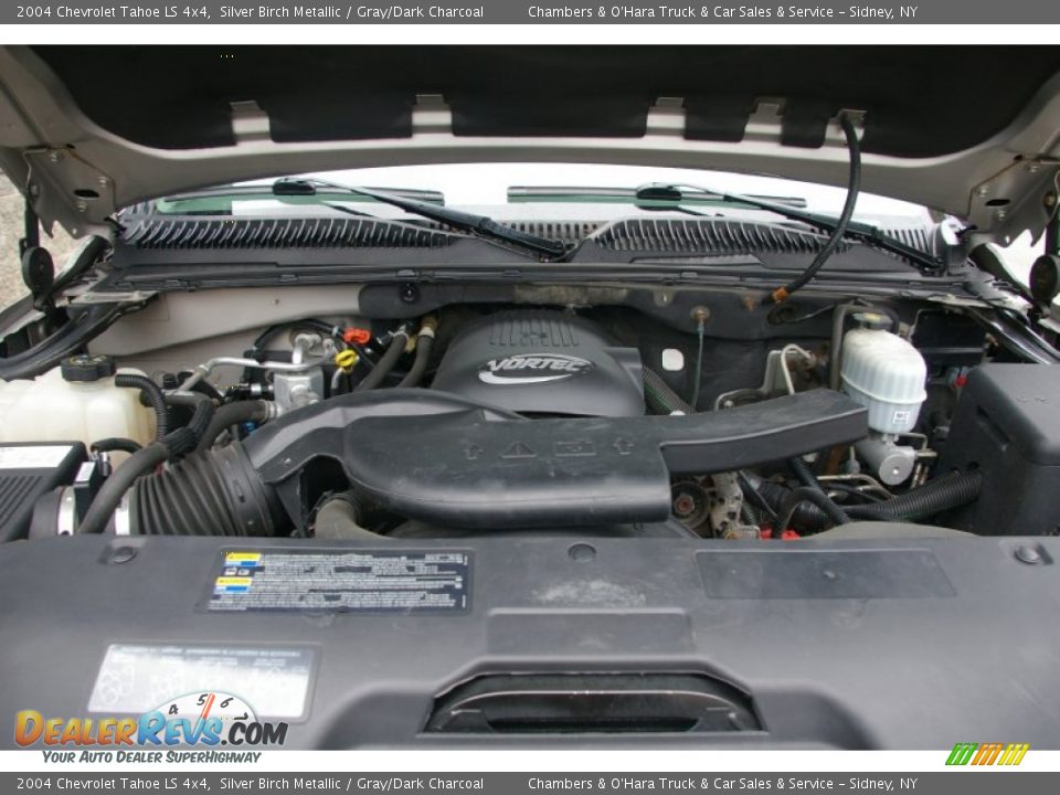 2004 Chevrolet Tahoe LS 4x4 Silver Birch Metallic / Gray/Dark Charcoal Photo #22