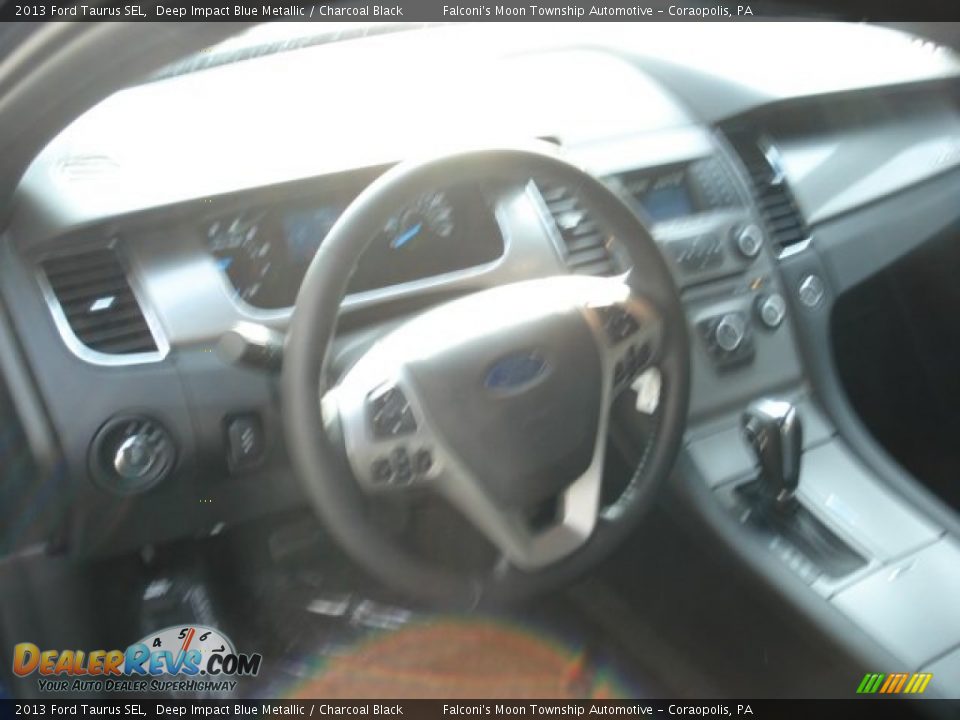 2013 Ford Taurus SEL Deep Impact Blue Metallic / Charcoal Black Photo #10