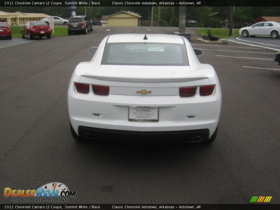 2012 Chevrolet Camaro LS Coupe Summit White / Black Photo #4