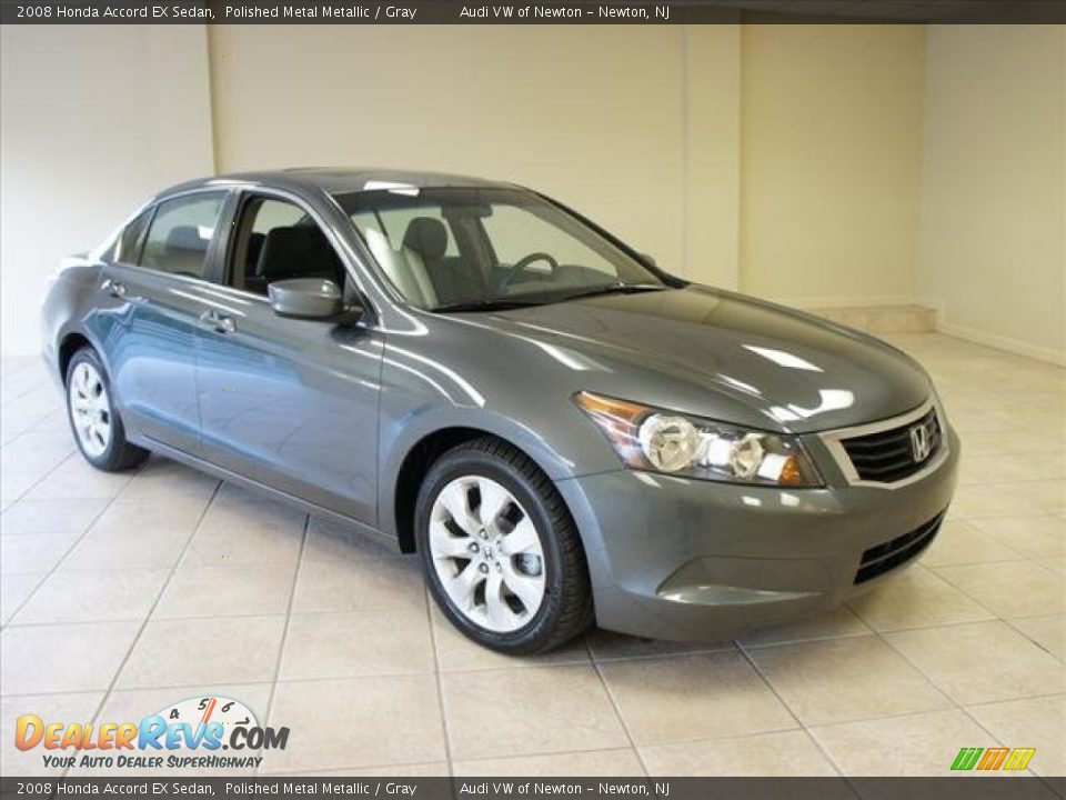 2008 Honda Accord EX Sedan Polished Metal Metallic / Gray Photo #1