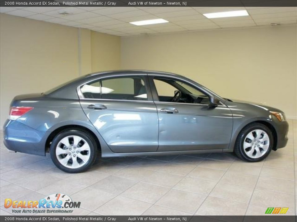 2008 Honda Accord EX Sedan Polished Metal Metallic / Gray Photo #2