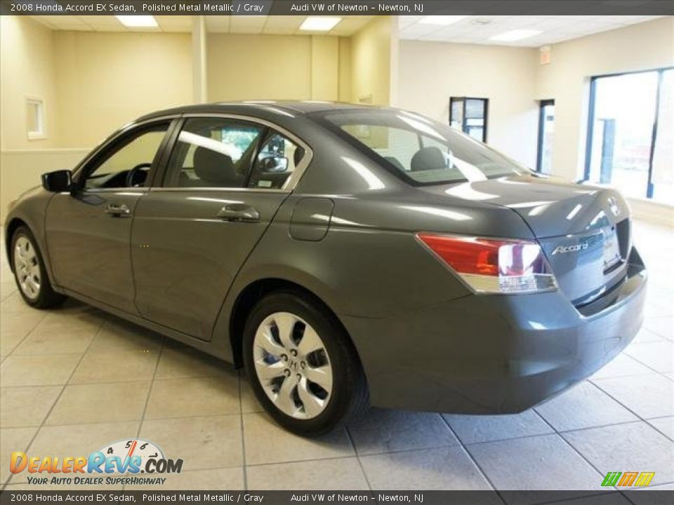 2008 Honda Accord EX Sedan Polished Metal Metallic / Gray Photo #3