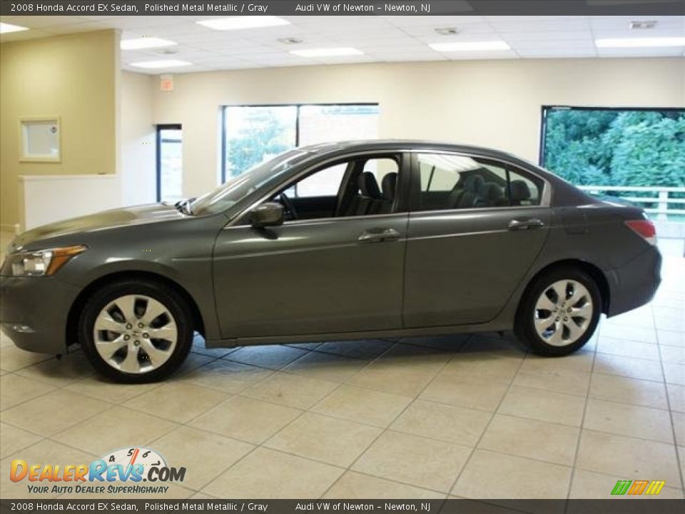 2008 Honda Accord EX Sedan Polished Metal Metallic / Gray Photo #4