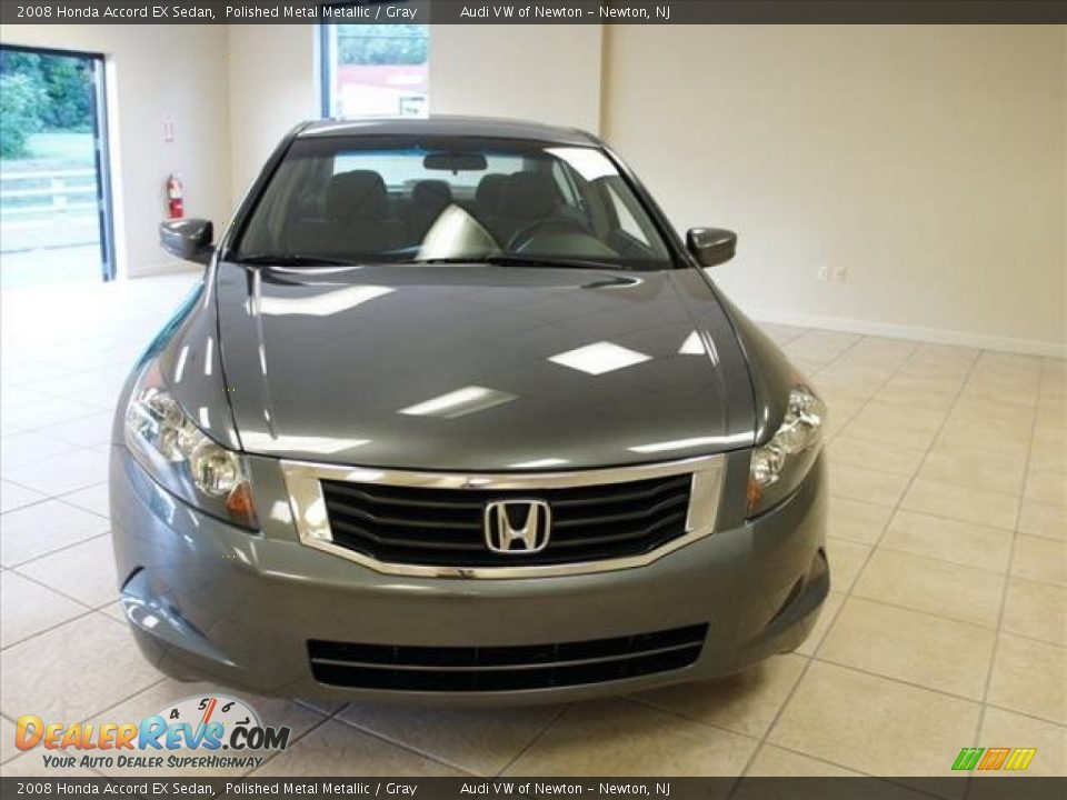 2008 Honda Accord EX Sedan Polished Metal Metallic / Gray Photo #8