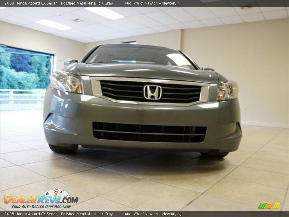 2008 Honda Accord EX Sedan Polished Metal Metallic / Gray Photo #11