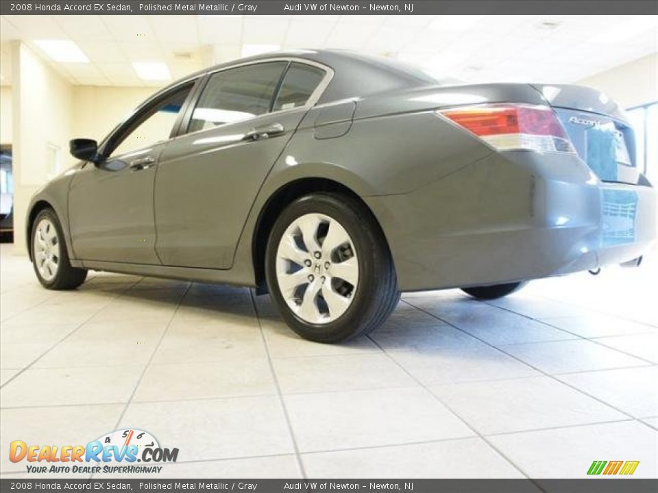 2008 Honda Accord EX Sedan Polished Metal Metallic / Gray Photo #14