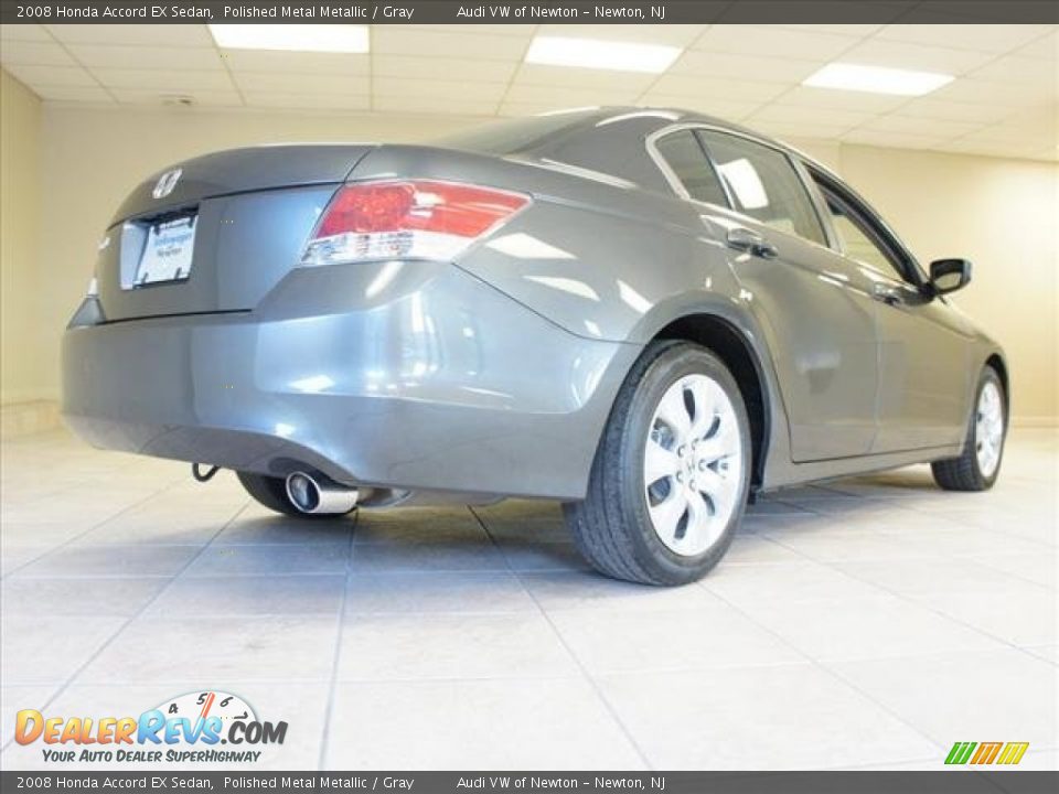 2008 Honda Accord EX Sedan Polished Metal Metallic / Gray Photo #16