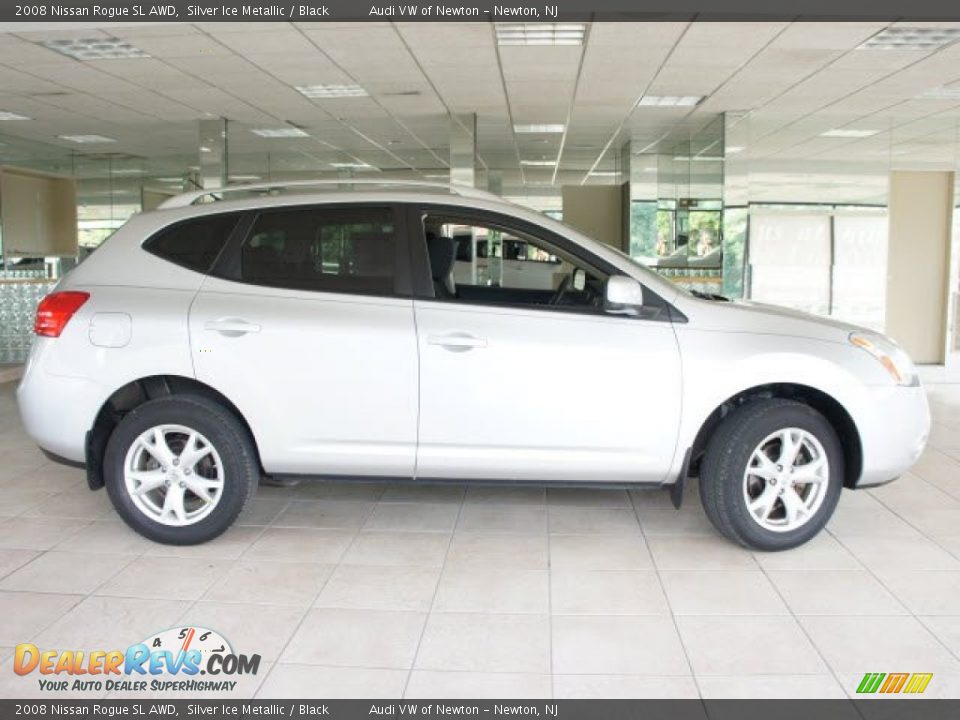 2008 Nissan Rogue SL AWD Silver Ice Metallic / Black Photo #2