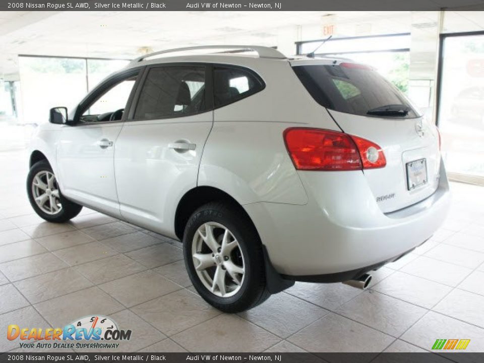 2008 Nissan Rogue SL AWD Silver Ice Metallic / Black Photo #5