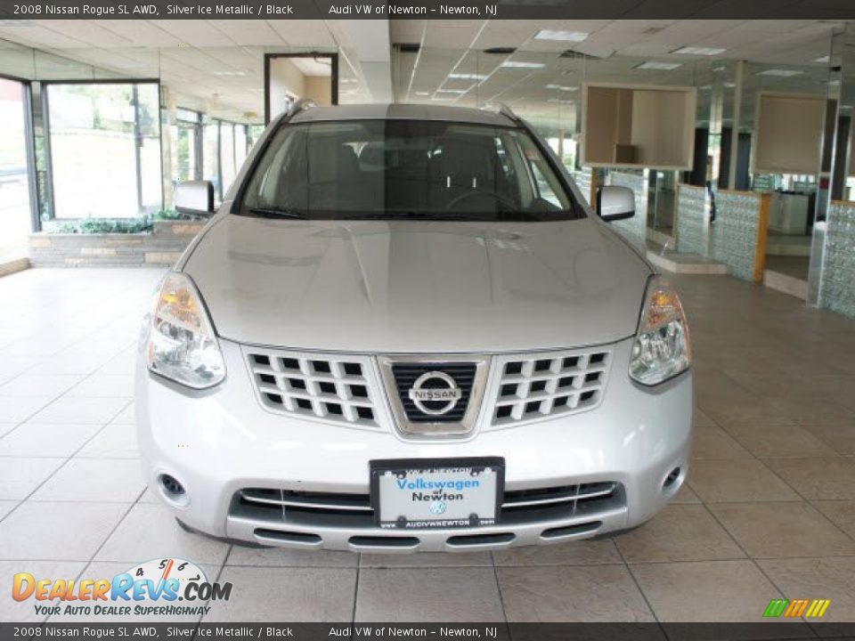 2008 Nissan Rogue SL AWD Silver Ice Metallic / Black Photo #8