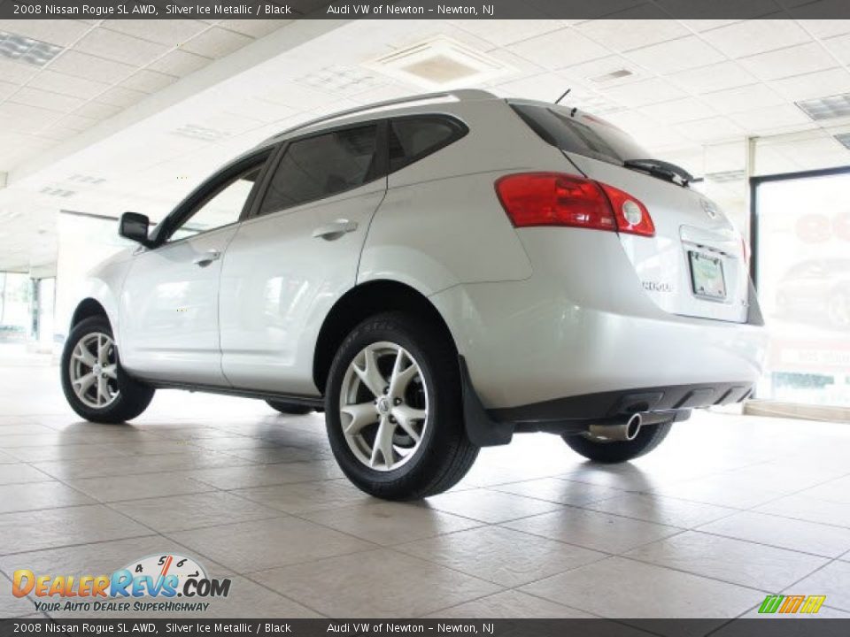 2008 Nissan Rogue SL AWD Silver Ice Metallic / Black Photo #14