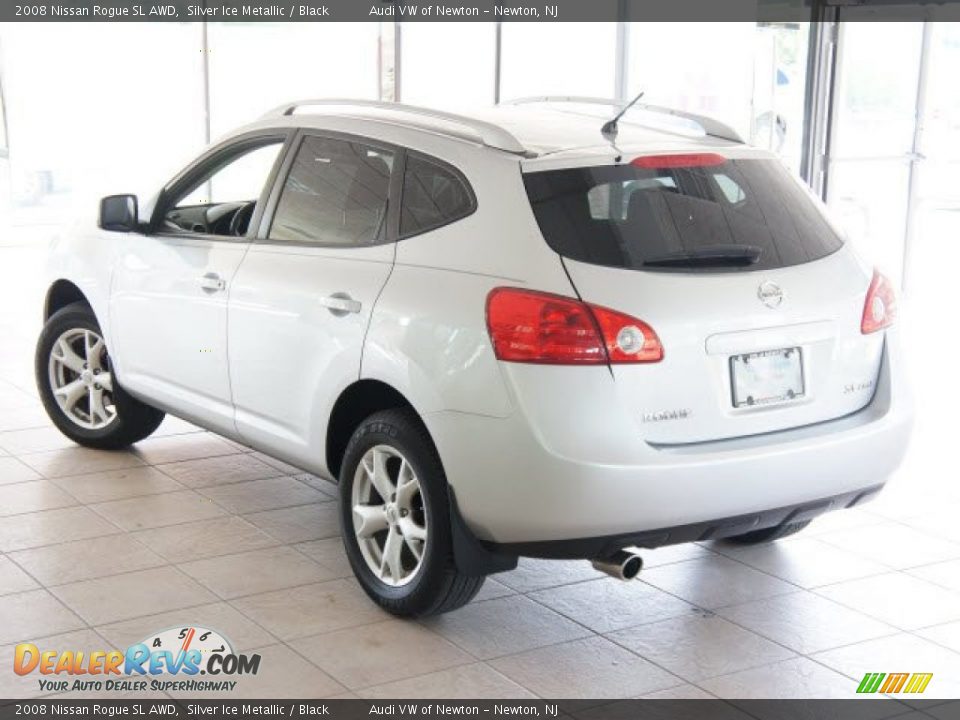 2008 Nissan Rogue SL AWD Silver Ice Metallic / Black Photo #18