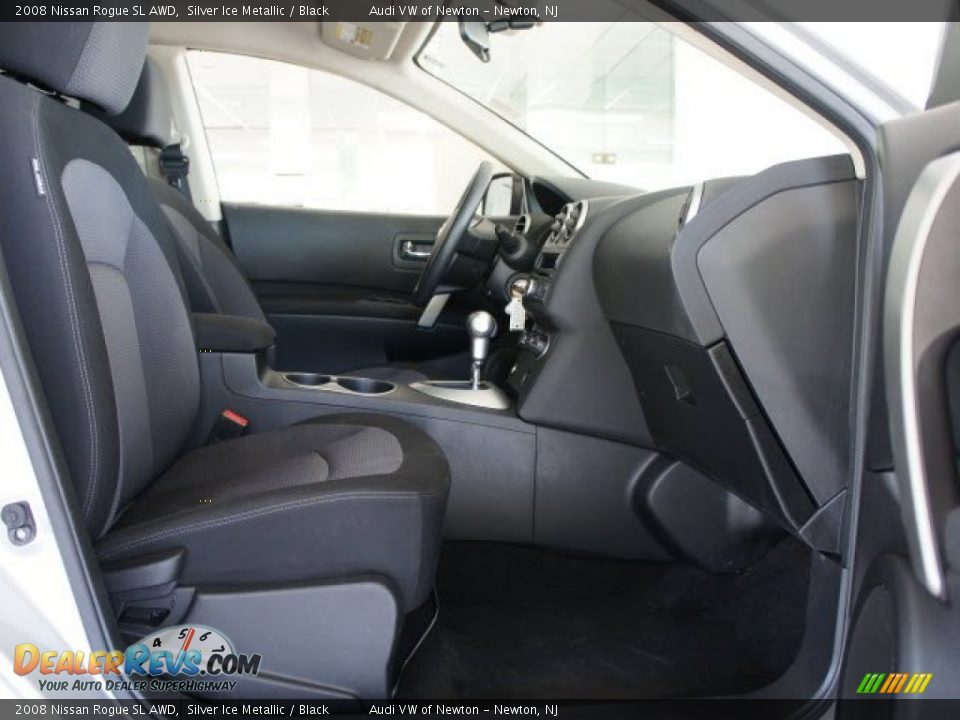 2008 Nissan Rogue SL AWD Silver Ice Metallic / Black Photo #22