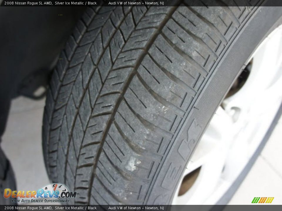 2008 Nissan Rogue SL AWD Silver Ice Metallic / Black Photo #24
