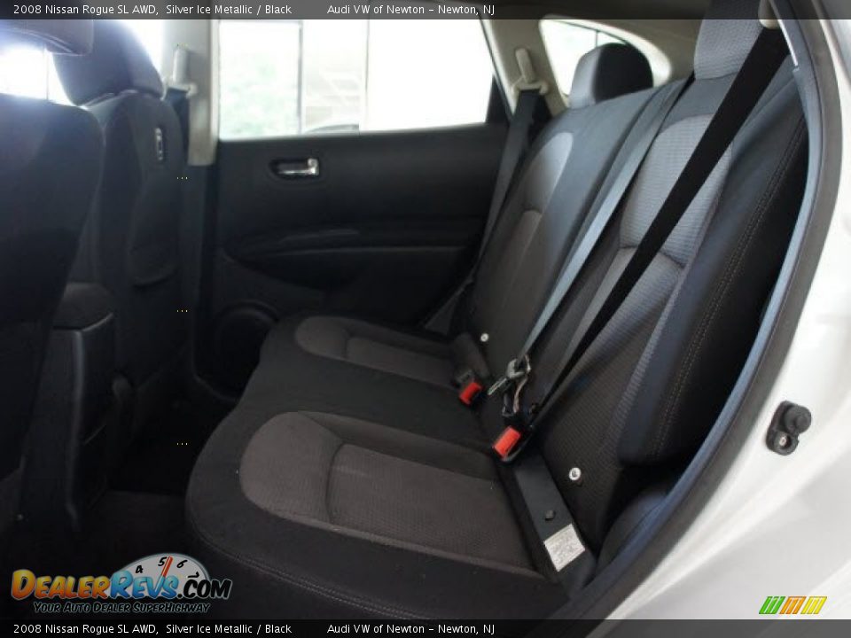 2008 Nissan Rogue SL AWD Silver Ice Metallic / Black Photo #26