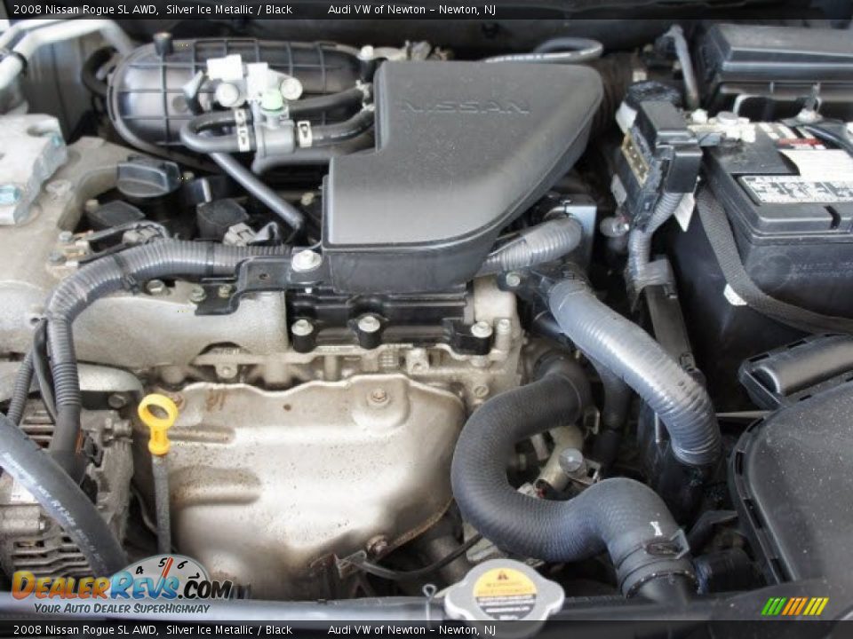 2008 Nissan Rogue SL AWD Silver Ice Metallic / Black Photo #28