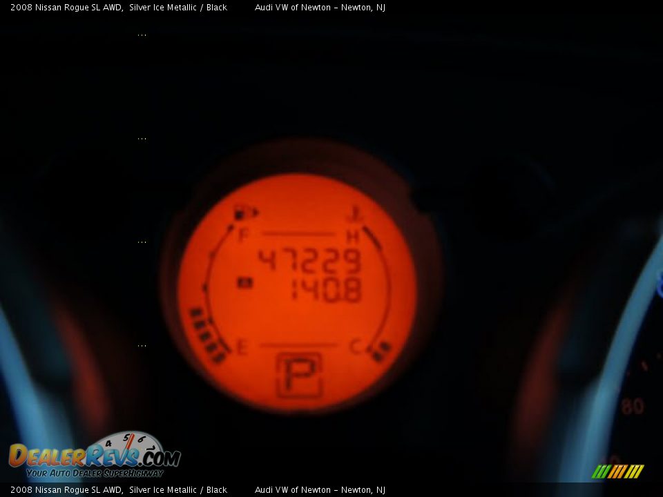 2008 Nissan Rogue SL AWD Silver Ice Metallic / Black Photo #32