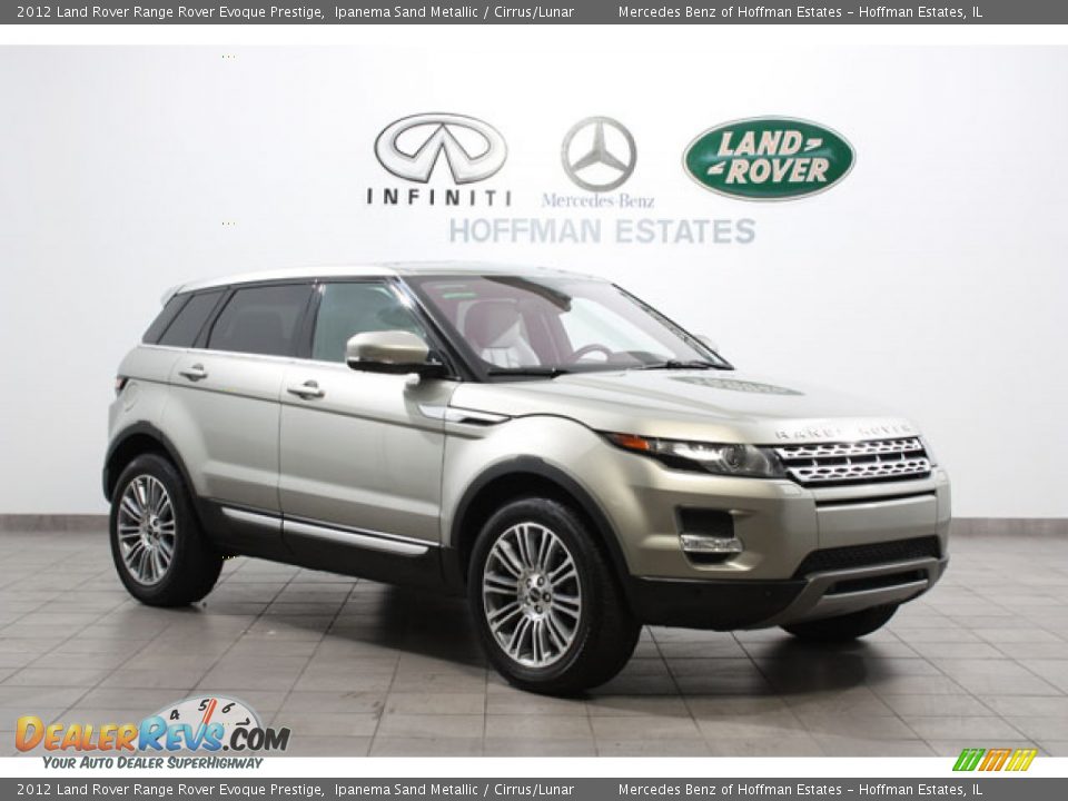 2012 Land Rover Range Rover Evoque Prestige Ipanema Sand Metallic / Cirrus/Lunar Photo #1