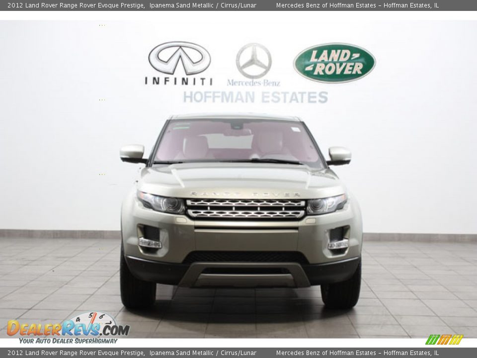 2012 Land Rover Range Rover Evoque Prestige Ipanema Sand Metallic / Cirrus/Lunar Photo #3