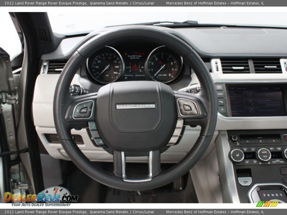 2012 Land Rover Range Rover Evoque Prestige Steering Wheel Photo #7
