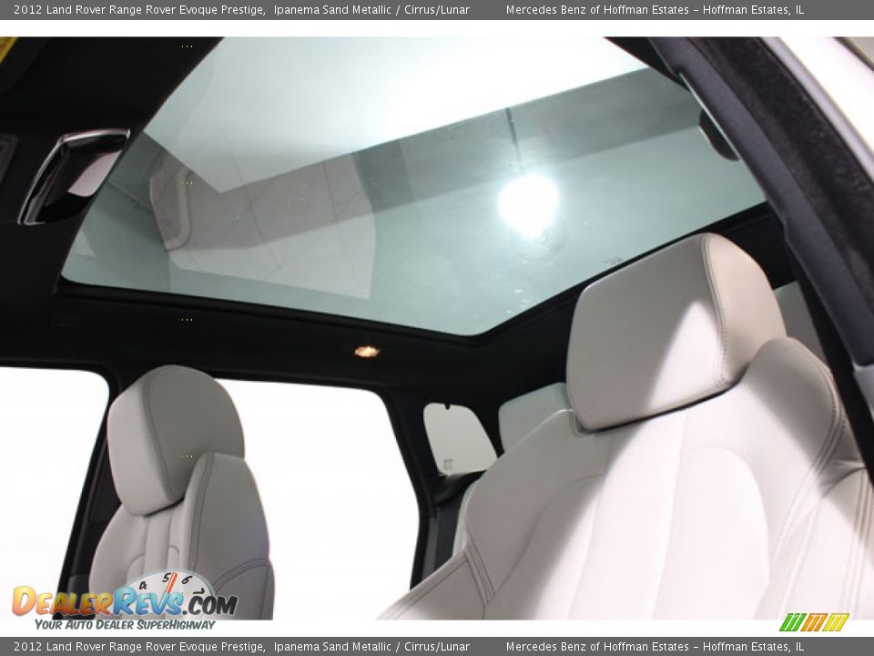 2012 Land Rover Range Rover Evoque Prestige Ipanema Sand Metallic / Cirrus/Lunar Photo #27
