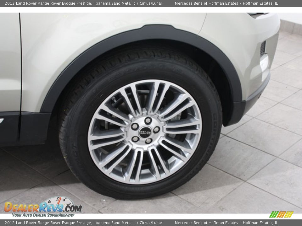 2012 Land Rover Range Rover Evoque Prestige Ipanema Sand Metallic / Cirrus/Lunar Photo #34