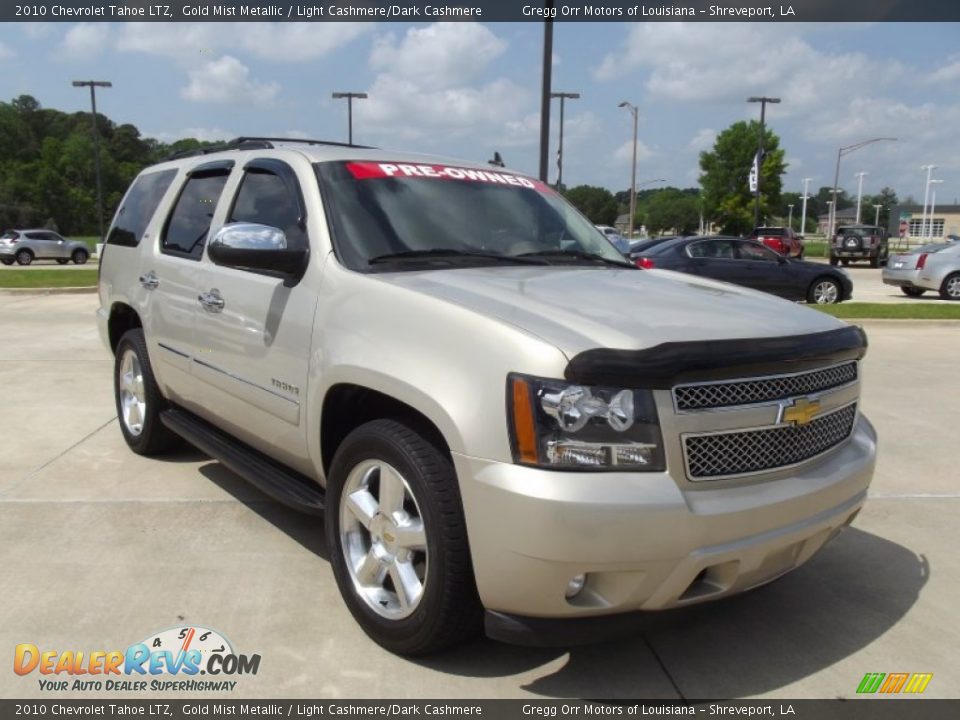 2010 Chevrolet Tahoe LTZ Gold Mist Metallic / Light Cashmere/Dark Cashmere Photo #2