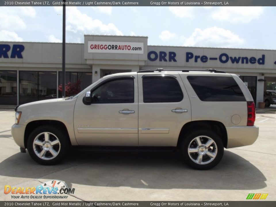 2010 Chevrolet Tahoe LTZ Gold Mist Metallic / Light Cashmere/Dark Cashmere Photo #5