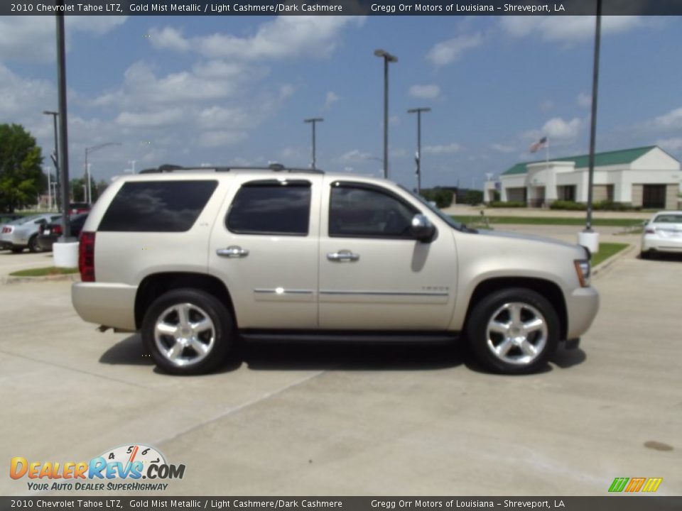 2010 Chevrolet Tahoe LTZ Gold Mist Metallic / Light Cashmere/Dark Cashmere Photo #6