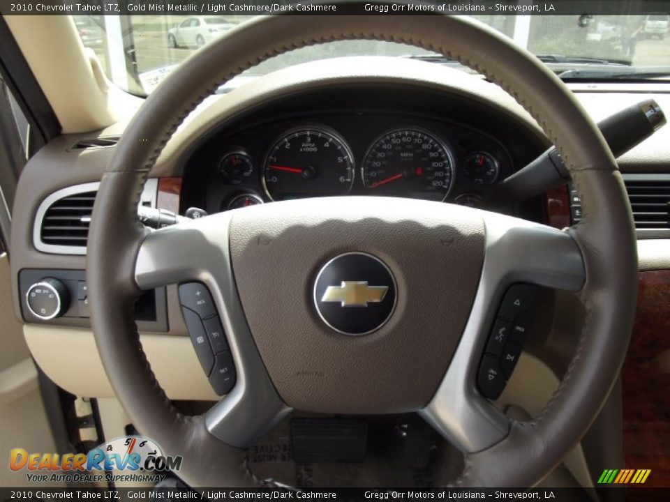 2010 Chevrolet Tahoe LTZ Gold Mist Metallic / Light Cashmere/Dark Cashmere Photo #10