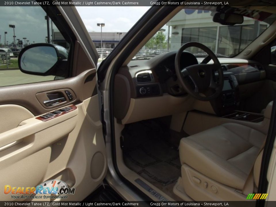 2010 Chevrolet Tahoe LTZ Gold Mist Metallic / Light Cashmere/Dark Cashmere Photo #12