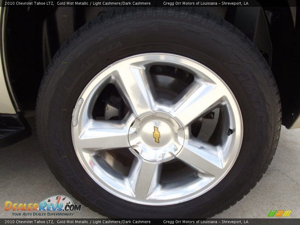 2010 Chevrolet Tahoe LTZ Gold Mist Metallic / Light Cashmere/Dark Cashmere Photo #13
