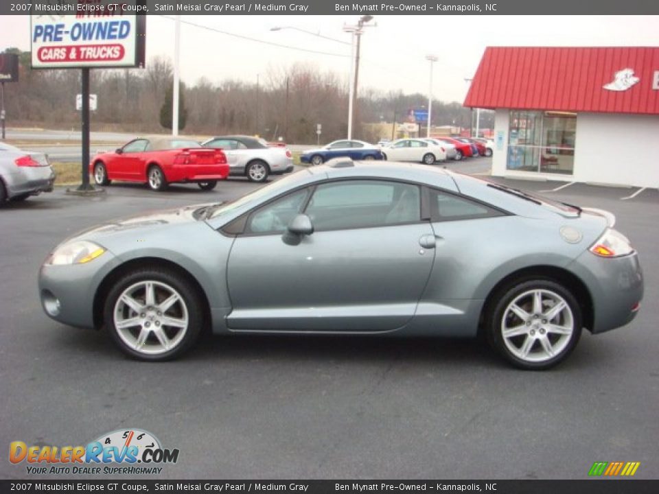 2007 Mitsubishi Eclipse GT Coupe Satin Meisai Gray Pearl / Medium Gray Photo #2