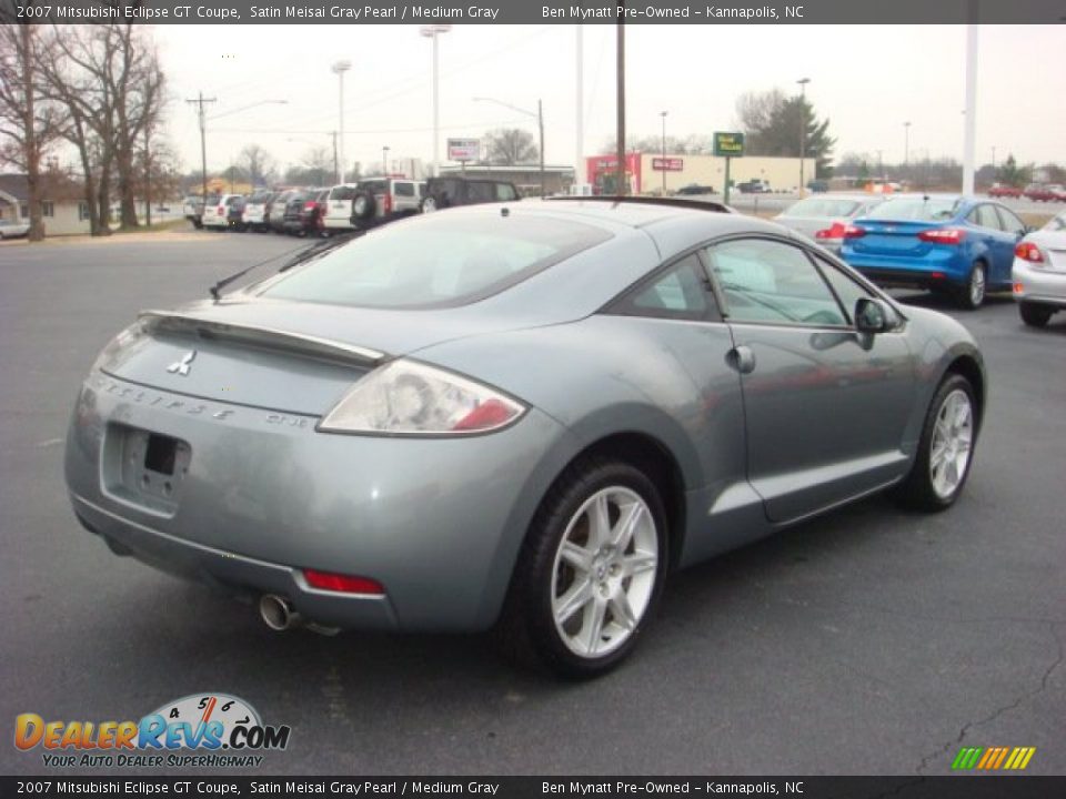 2007 Mitsubishi Eclipse GT Coupe Satin Meisai Gray Pearl / Medium Gray Photo #5