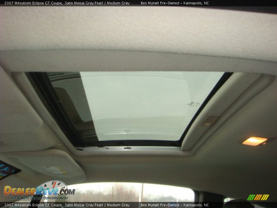 2007 Mitsubishi Eclipse GT Coupe Satin Meisai Gray Pearl / Medium Gray Photo #11