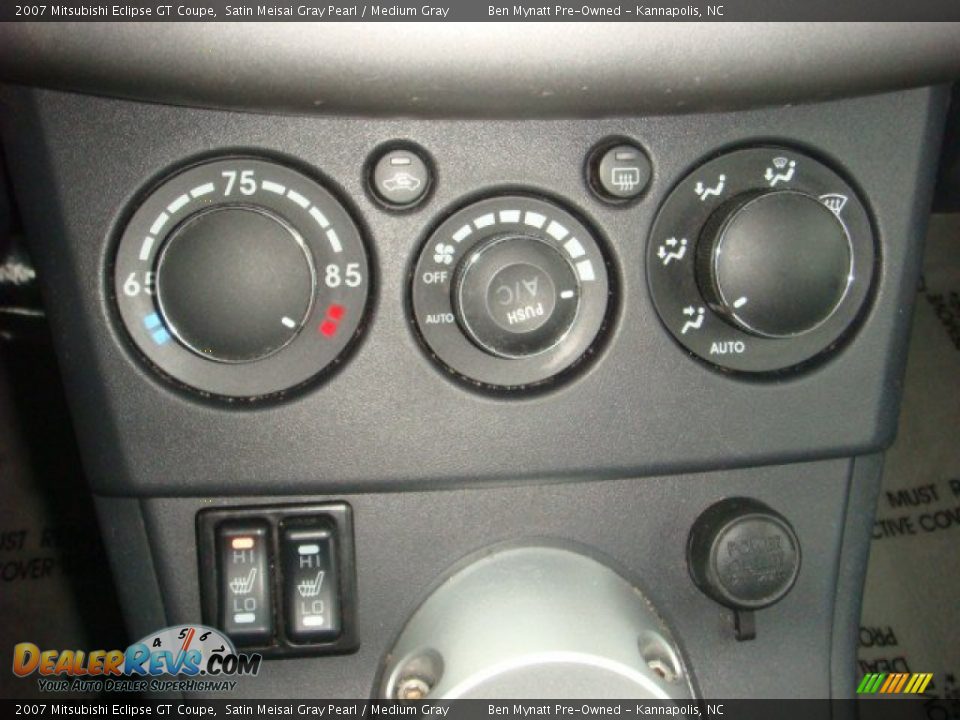 2007 Mitsubishi Eclipse GT Coupe Satin Meisai Gray Pearl / Medium Gray Photo #12