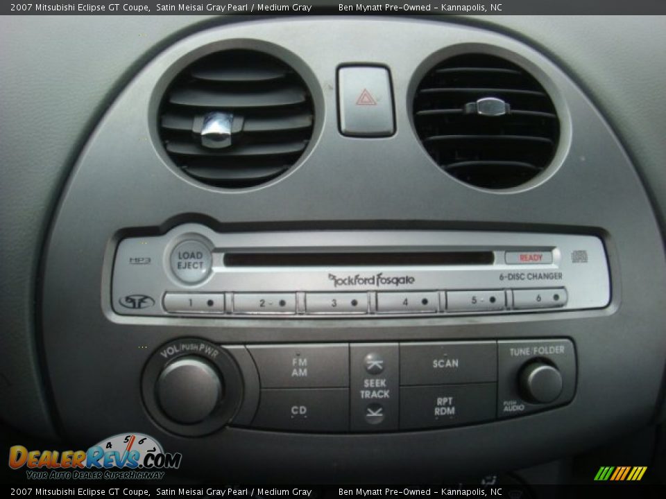 2007 Mitsubishi Eclipse GT Coupe Satin Meisai Gray Pearl / Medium Gray Photo #14
