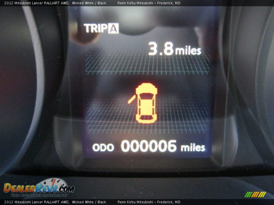 2012 Mitsubishi Lancer RALLIART AWD Wicked White / Black Photo #14