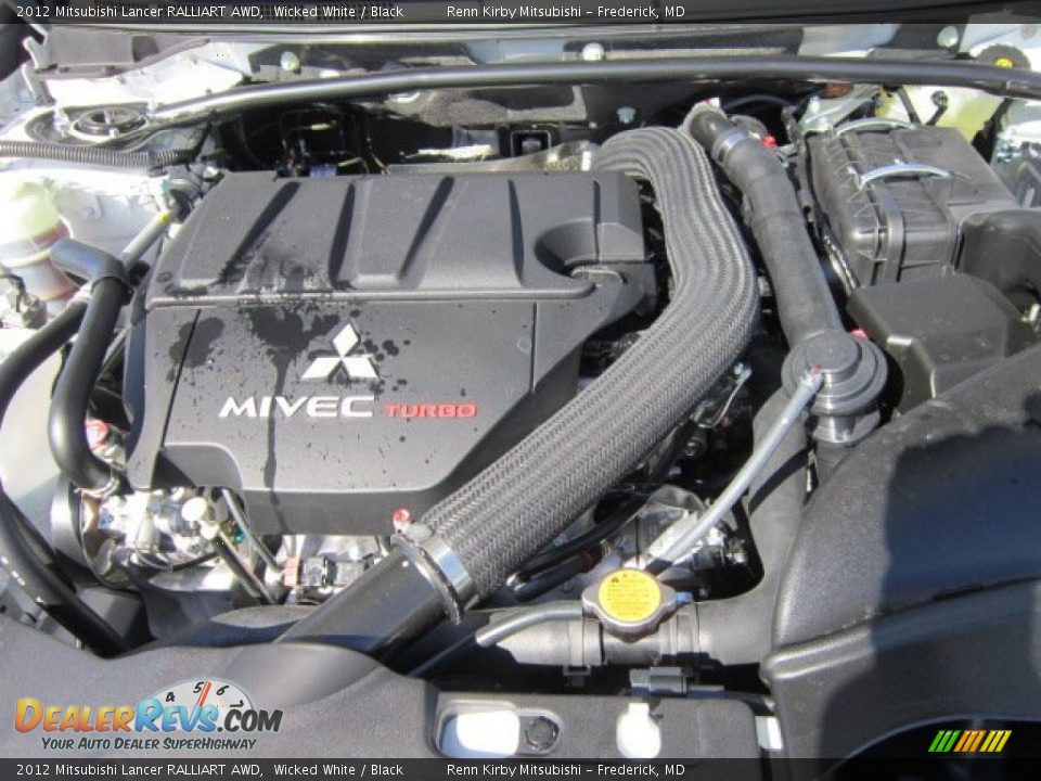 2012 Mitsubishi Lancer RALLIART AWD 2.0 Liter Turbocharged DOHC 16-Valve MIVEC 4 Cylinder Engine Photo #22