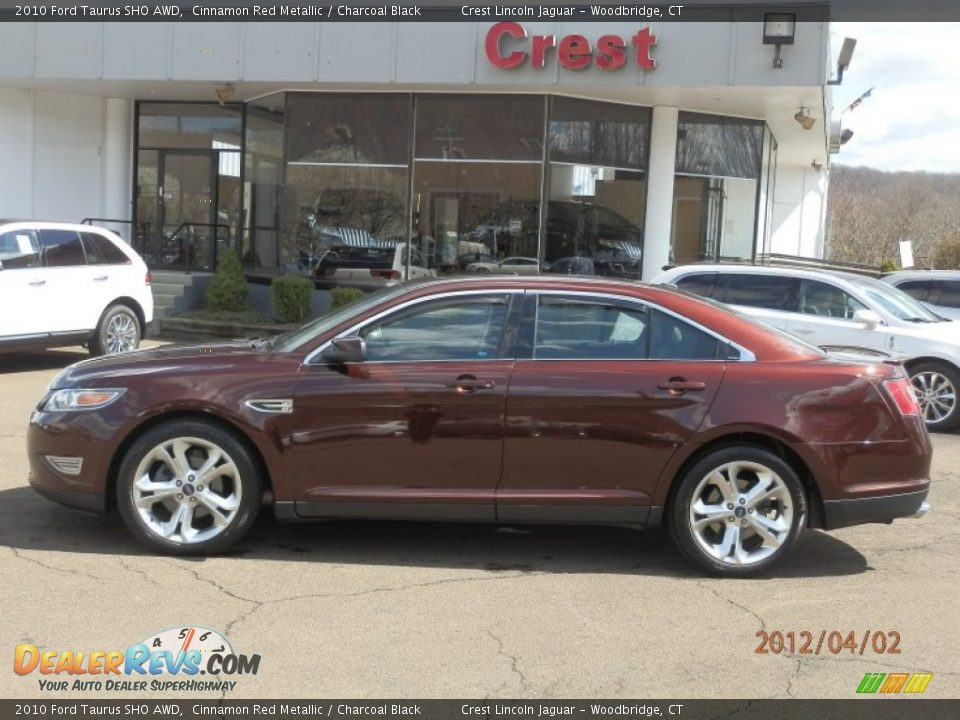 2010 Ford Taurus SHO AWD Cinnamon Red Metallic / Charcoal Black Photo #1