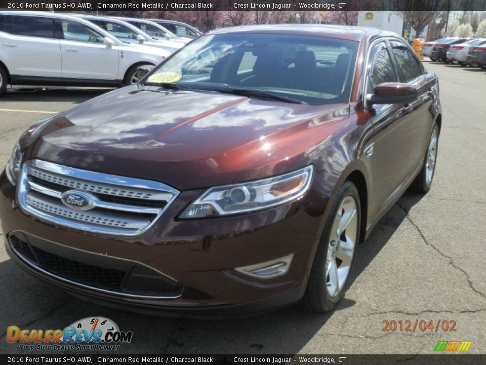 2010 Ford Taurus SHO AWD Cinnamon Red Metallic / Charcoal Black Photo #2