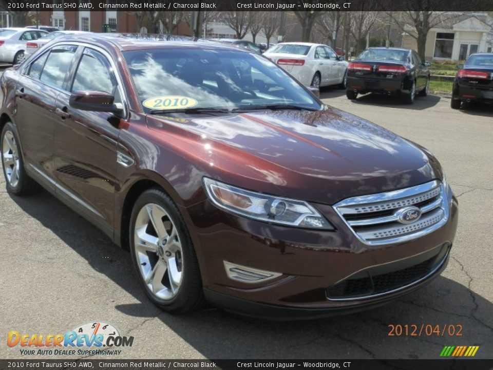 2010 Ford Taurus SHO AWD Cinnamon Red Metallic / Charcoal Black Photo #3