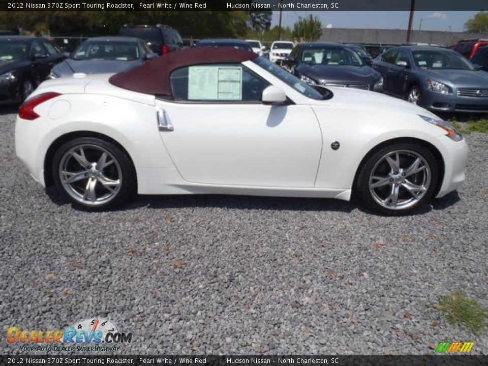 Pearl White 2012 Nissan 370Z Sport Touring Roadster Photo #2
