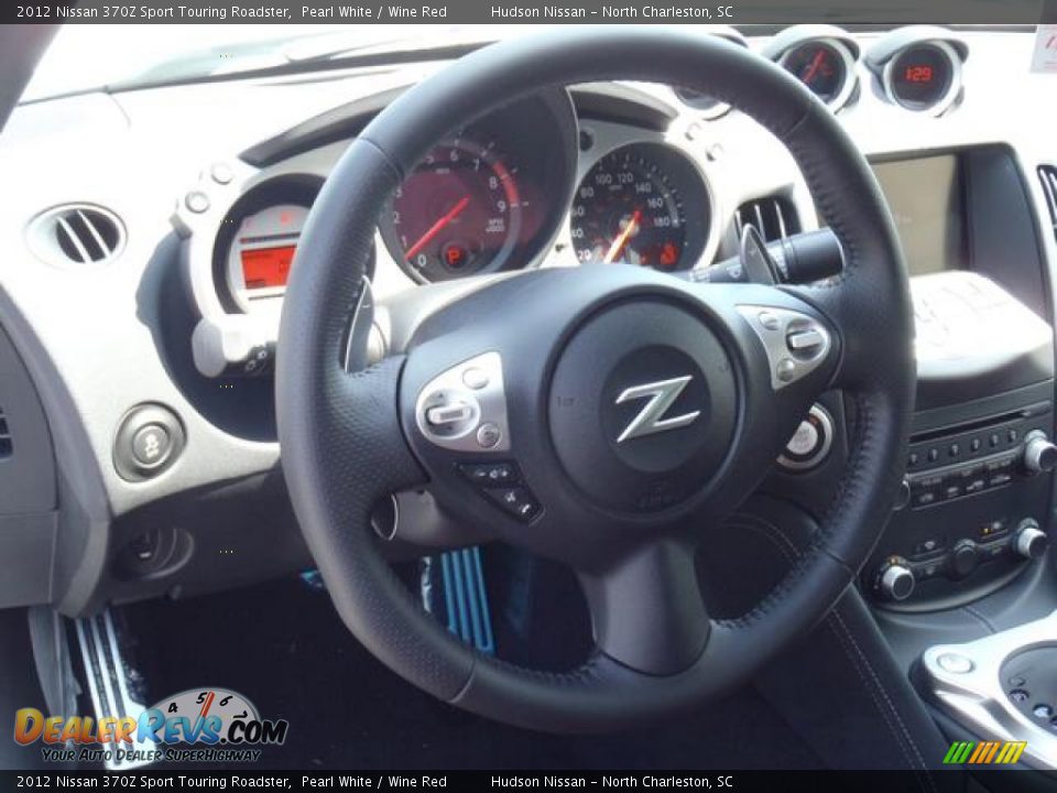 2012 Nissan 370Z Sport Touring Roadster Steering Wheel Photo #10