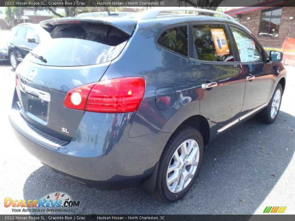 2012 Nissan Rogue SL Graphite Blue / Gray Photo #3