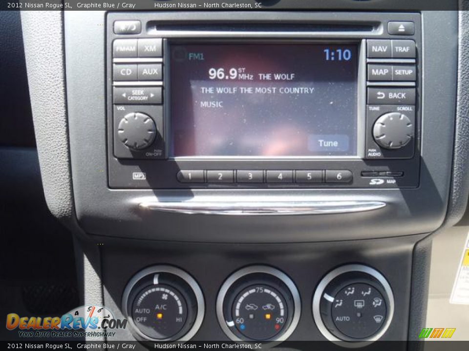 2012 Nissan Rogue SL Graphite Blue / Gray Photo #12