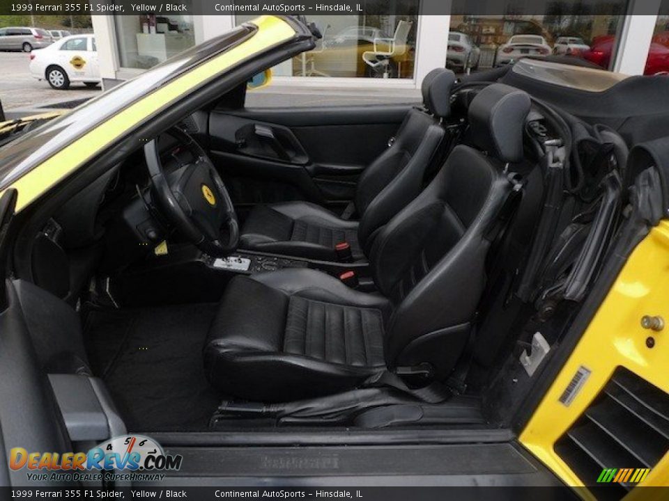 Black Interior - 1999 Ferrari 355 F1 Spider Photo #12