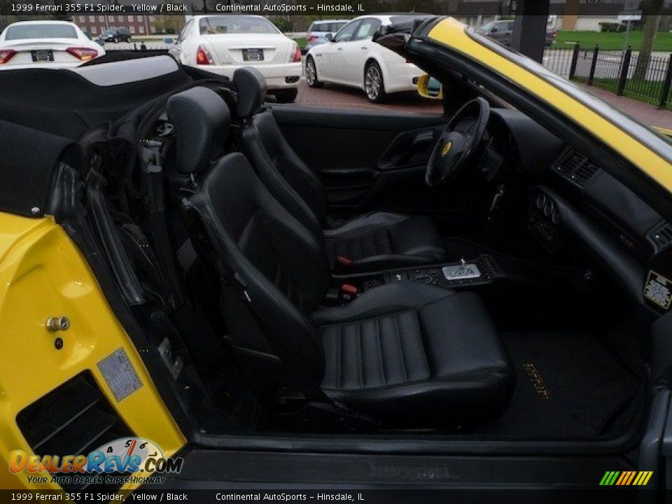 1999 Ferrari 355 F1 Spider Yellow / Black Photo #18